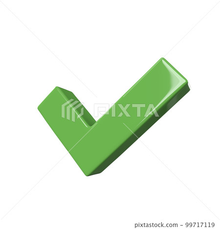 Yes confirmed approved ok correct sign 3d icon render illustration. Interface button isolated on white with clipping path Yes confirmed approved ok correct sign 3d icon render illustration. Interface button isolated on white with clipping path 99717119