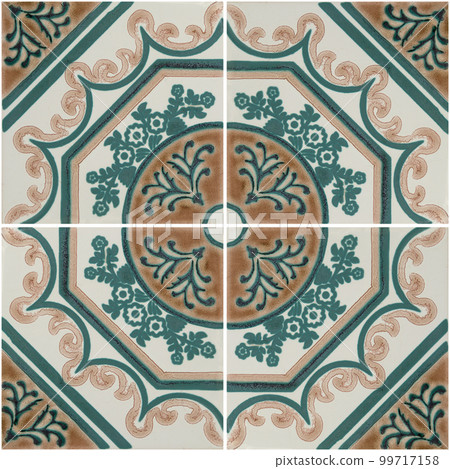 Traditional Portuguese glazed tiles Traditional Portuguese glazed tiles 99717158