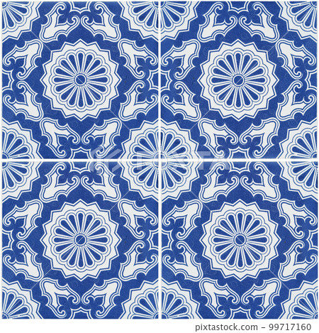 Traditional Portuguese glazed tiles Traditional Portuguese glazed tiles 99717160