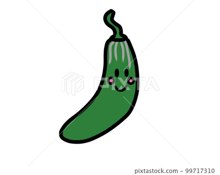 Cucumber cute character Cucumber cute character 99717310