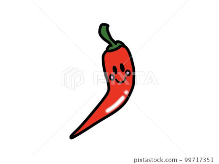Chili pepper cute character 99717351