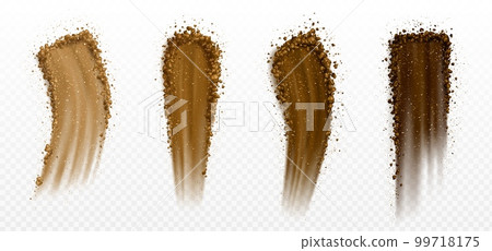 Brown eyeshadow smear. Cosmetic swatch texture Brown eyeshadow smear. Cosmetic swatch texture 99718175