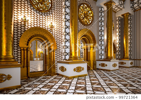 3D rendering of the hall in a classic style. Classic interior 3D rendering of the hall in a classic style. Classic interior 99721364