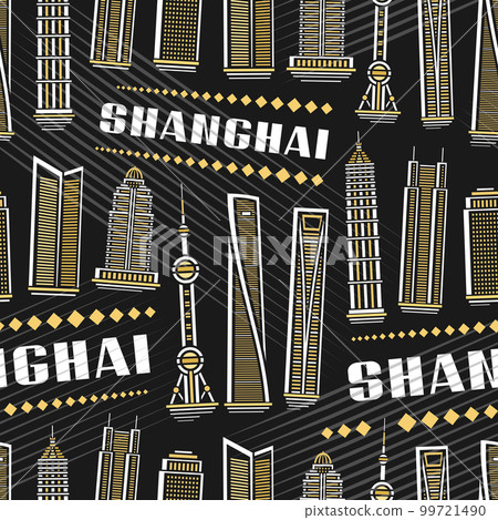 Vector Shanghai Seamless Pattern 99721490