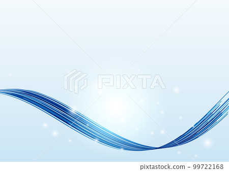 blue abstract wave background 99722168