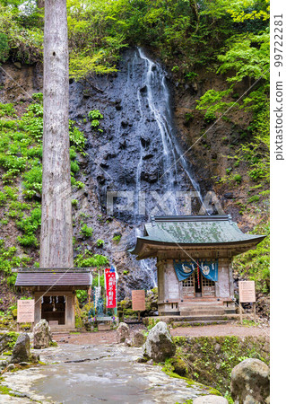 Early summer in Tsuruoka, Yamagata, Mt. Haguro in the fresh greenery, Dewa Sanzan Shrine, Suga Falls Early summer in Tsuruoka, Yamagata, Mt. Haguro in the fresh greenery, Dewa Sanzan Shrine, Suga Falls 99722281