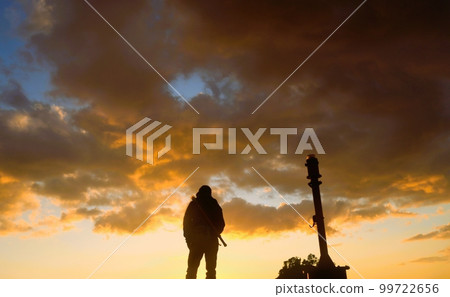 sunset, sun and angler sunset, sun and angler 99722656