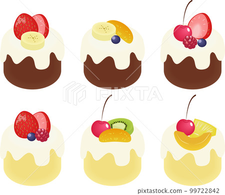 Fruit petit cake set 99722842