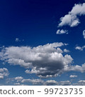 Blue clear sky with white clouds. eps 10 99723735