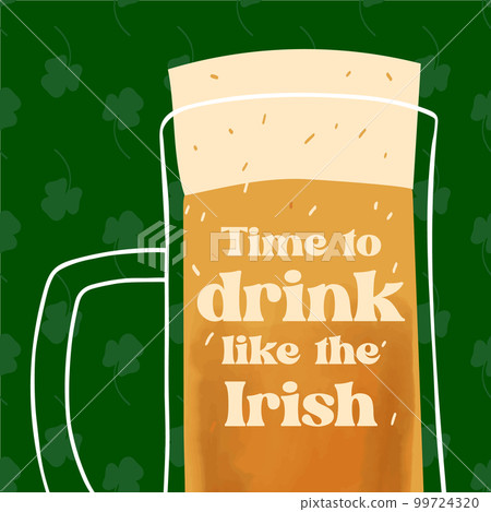 St.Patrick s day greeting card design with 99724320