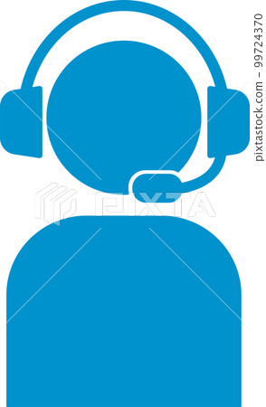 Operator simple illustration icon Operator simple illustration icon 99724370