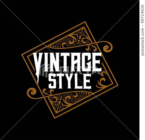 Logo design Badge Design Classic Retro Vintage Style, Vintage framed logo. Antique labels. Logo design Badge Design Classic Retro Vintage Style, Vintage framed logo. Antique labels. 99724830