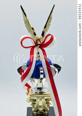 Cool gold shining award trophy Cool gold shining award trophy 99725431
