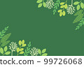 Hand-painted plant frame background material 99726068