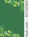 Hand-painted plant frame background material 99726069