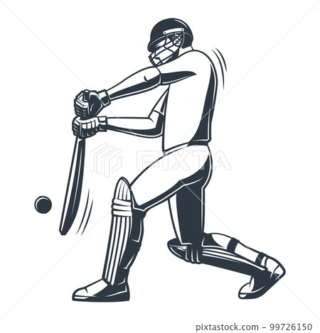 Cricket player in action 99726150