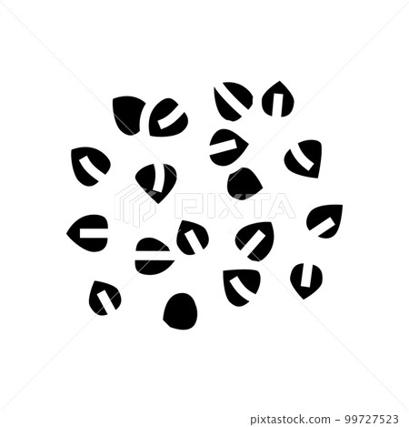 buckwheat grain healthy glyph icon vector illustration 99727523