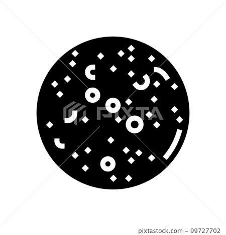 mercury planet glyph icon vector illustration 99727702