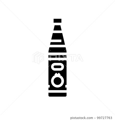 molasses pomegranate glyph icon vector illustration 99727763