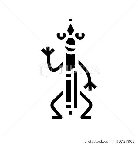 pen school character glyph icon vector illustration pen school character glyph icon vector illustration 99727803