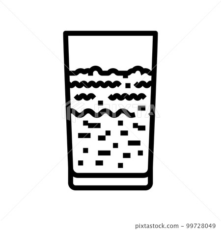 milk rotten food line icon vector illustration milk rotten food line icon vector illustration 99728049