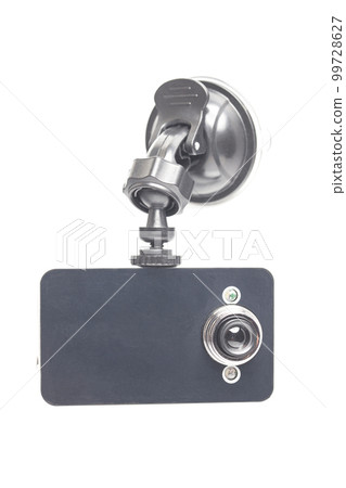 Car camera video recorder isolated on white background Car camera video recorder isolated on white background 99728627