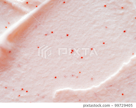 Scrub smears. Pink exfoliating body polish texture 99729405
