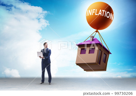 Concept of housing prices inflation 99730206