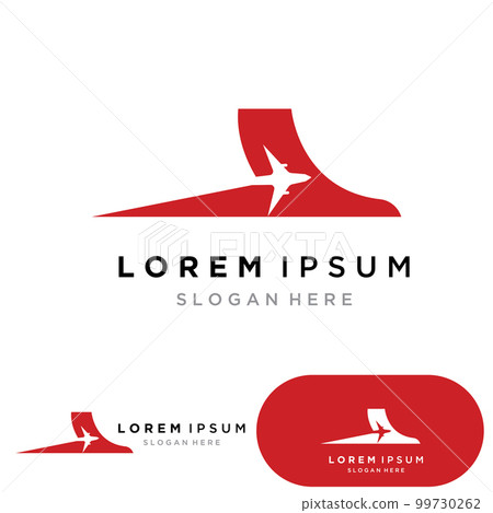 Air Travel logo vector icon design template-vector 99730262