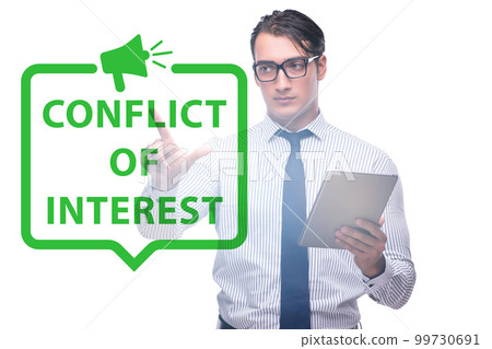 Conflict of interest concept in ethical business Conflict of interest concept in ethical business 99730691