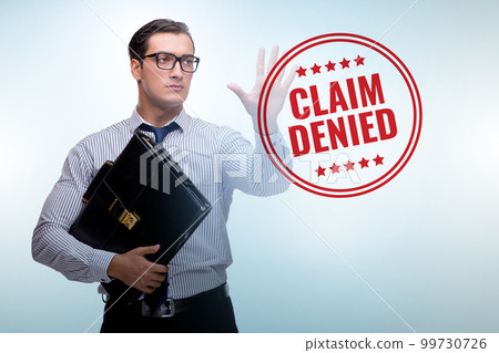 Concept of denying medical insurance claim 99730726