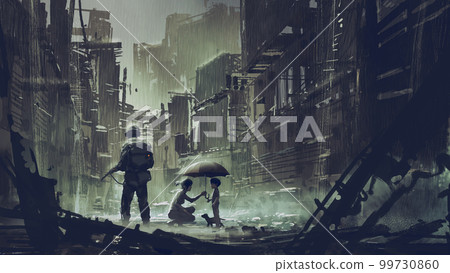 Farewell in the rain 99730860