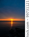 Sunset and sea on the horizon 99731121