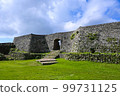 Splendid stone wall of World Heritage Nakagusuku Castle 99731125