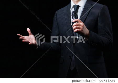 發表演講的商人 99731285