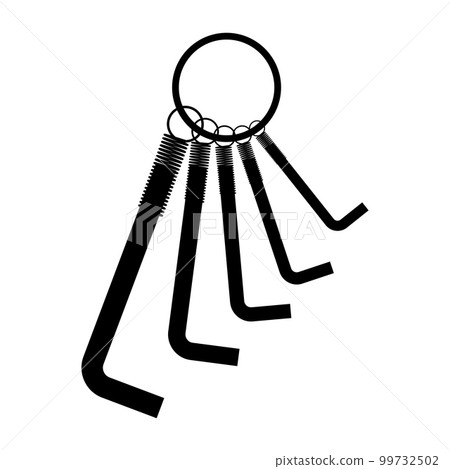 Allen keys icon 99732502