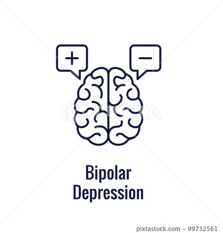 Bipolar Disorder or Depression BP Icon Set Mental Health Icons Bipolar Disorder or Depression BP Icon Set Mental Health Icons 99732561