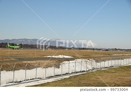 從岩手花捲機場看到的風景 從岩手花捲機場看到的風景 99733004