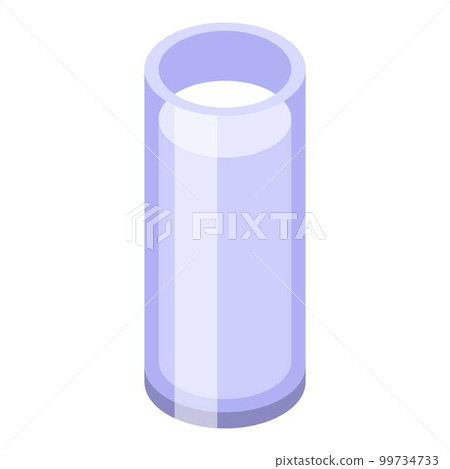 Milk glass icon. Isometric of milk glass vector icon for web design isolated on white background Milk glass icon. Isometric of milk glass vector icon for web design isolated on white background 99734733