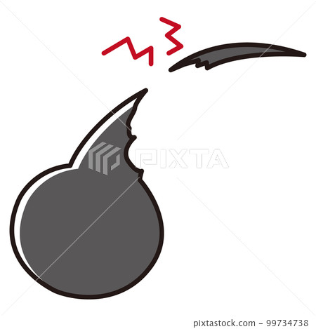 Image illustration of torn hair Image illustration of torn hair 99734738