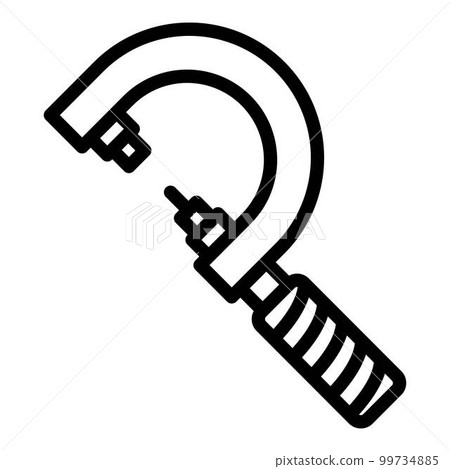 Control micrometer icon. Outline control micrometer vector icon for web design isolated on white background 99734885