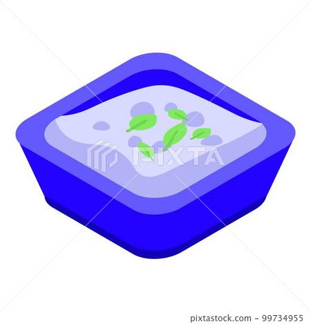 Greek white cheese icon. Isometric of greek white cheese vector icon for web design isolated on white background Greek white cheese icon. Isometric of greek white cheese vector icon for web design isolated on white background 99734955