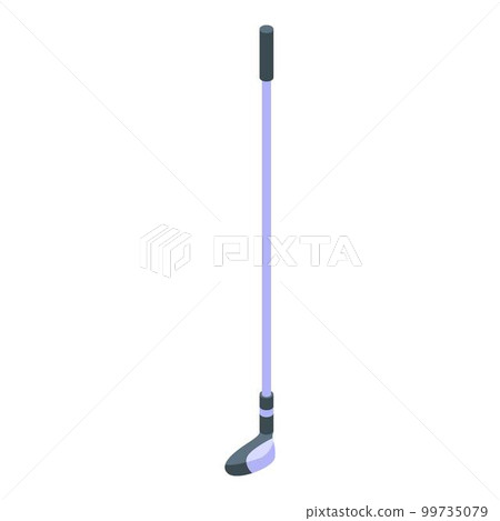 Golf stick icon. Isometric of golf stick vector icon for web design isolated on white background 99735079