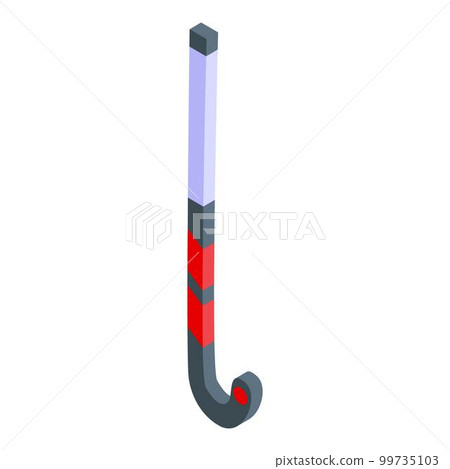 Hurling stick icon. Isometric of hurling stick vector icon for web design isolated on white background 99735103