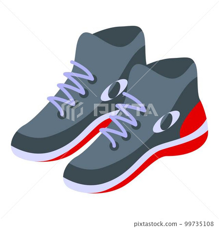 Hurling shoes icon. Isometric of hurling shoes vector icon for web design isolated on white background 99735108
