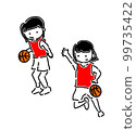 Basketball ball game game women 99735422