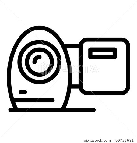 Handy cam icon. Outline handy cam vector icon for web design isolated on white background 99735681