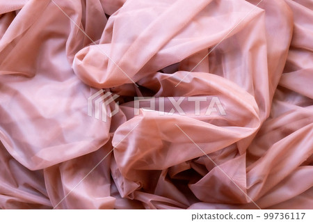 Fabric background material brown brown brown costume drape interior text space virtual space 99736117