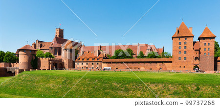 Panorama of Malbork Castle Panorama of Malbork Castle 99737268
