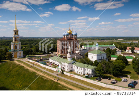 Kremlin and Cathedral in Ryazan city at sunny day, Russia Kremlin and Cathedral in Ryazan city at sunny day, Russia 99738314